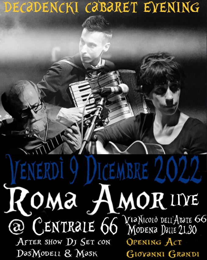 Concerto Roma Amor Centrale 66 (Modena, MO) GOTH.IT